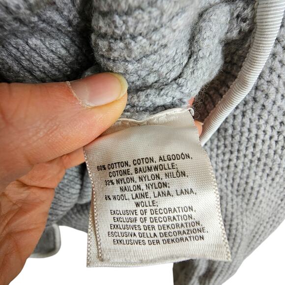 Moth Anthropologie Sweater Knit Sweater Women XL Gray Sweater Blazer Womens - Picture 6 of 8